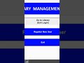 Library Management system in python!