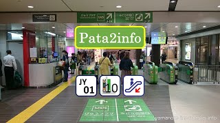 【音声解説】2分で八重洲地下中央口改札へ行くには？(東京駅山手線外回り)　[jy01_g1001_11]