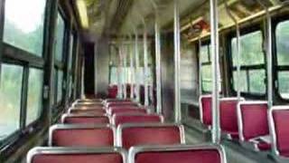 TTC Streetcar turning - inside view