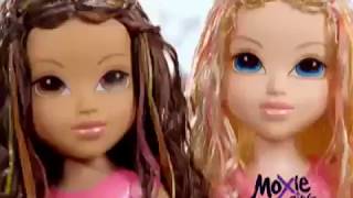 Moxie Girlz Magic Hair Dolls \u0026 Makeover Styling Head Commercial (2009)