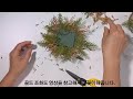 자막 골든 센터피스 캔들 리스 크리스마스 만들기 diy