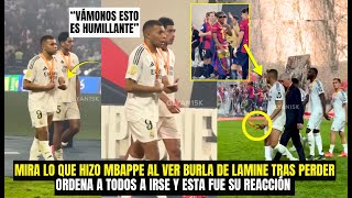 MIRA LA REACCIÓN DE MBAPPE AL VER BURLA DE LAMINE TRAS HUMILLADA \