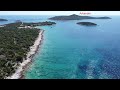 Croatia Sevid - Merara - Ramščina - Stari Trogir (aerial drone view)