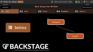 Backstage With Gig Performer - How To Use Setlist View