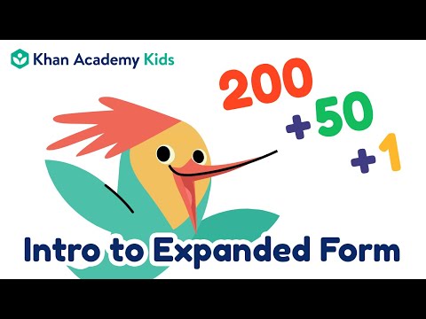 Introduction to Expanded Form | Place Value for Kids | Khan Academy Kids