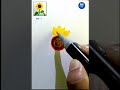 learn how to draw and make a very beautiful sunflower . sunflower