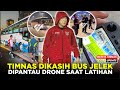 FASILITAS BUS TIMNAS INDONESIA JADI SOROTAN! WARGA LOKAL TERBANGKAN DRONE INTIP LATIHAN TIMNAS