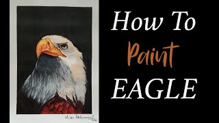 HOW TO PAINT EAGLE | ACRYLIC PAINTING #3