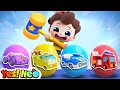 Surprise Eggs Kids Songs | Learn Colors | Five Little Cars | Nursery Rhymes & Kids Songs | Yes! Neo
