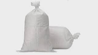 Must See Review 2017! Sand Bags, 100 Empty White Polypropylene with Ties with UV Protection