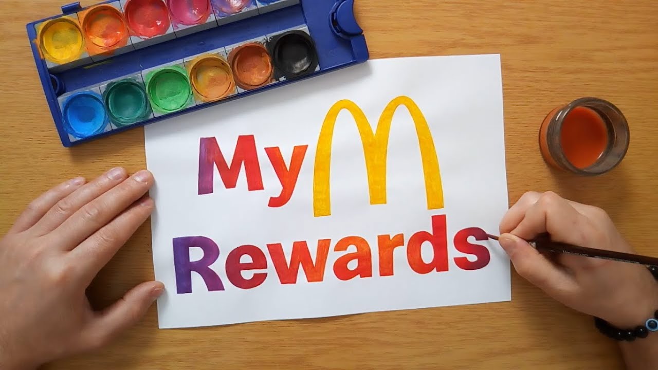 How To Draw The My M Rewards Logo - McDonald's - YouTube