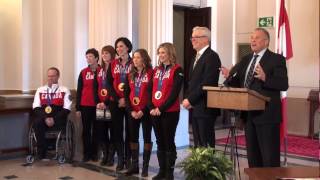 Order of the Buffalo Hunt for Manitoba's Gold Medalists