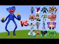 MUTANT HUGGY WUGGY vs All Minecraft Bosses - Minecraft Mob Battle