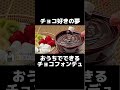 パーティにピッタリ！チョコレートフォンデュ！ shorts