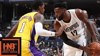 Los Angeles Lakers vs Memphis Grizzlies Full Game Highlights / Jan 15 / 2017-18 NBA Season