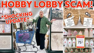 IS HOBBY LOBBY STILL SCAMMING PEOPLE?! *SHOCKING UPDATE* 😵 | 75% Off Clearance Decor Finds