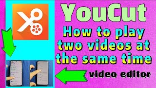 how to play two videos side by side with YouCut video editor app