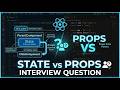 React Interview Question: State vs Props