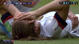 Kelley O’hara - Lieke Martens injury - USWNT - Netherlands