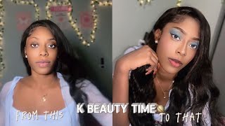 Trying k-beauty (Blackgirl edition)🪐