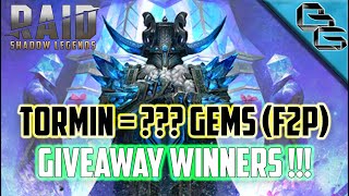 RAID: Shadow Legends | CHEAPEST *F2P* FUSION YET !! | TORMIN | Giveaway Winners