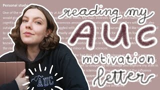 Reacting to my AUC study plan & self-assessment + TIPS for writing your own!