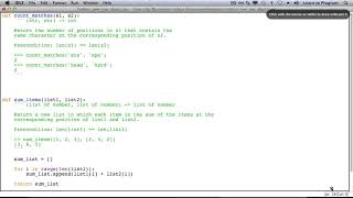 Parallel Lists and Strings - Learn to Program: The Fundamentals