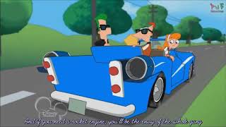 Phineas and Ferb - My Cruisin' Sweet Ride (Lyrics)