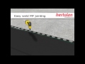 hertalan epdm easy weld mechanical fix roofing system