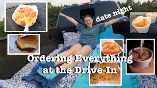 Ordering Everything on the Menu at the Drive-In Movie Theater | Jungle Cruise Re