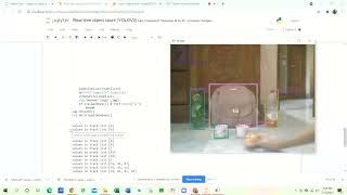 Object count in real time using Opencv Python