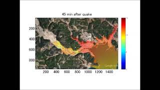 Inundation of Utatsu harbor by the 2011 Tohoku tsunami