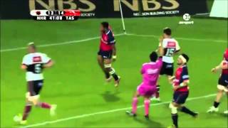 Viliami Lolohea - 3 Tries (Tasman v North Harbour, ITM Cup 2015)