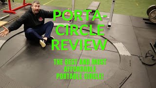 Portable Shot Put and Discus Circle - Porta-Circle Product Review THE BEST PORTABLE THROWING CIRCLE