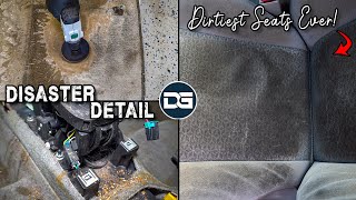 Super Cleaning a DISASTER Car Interior! | The Detail Geek
