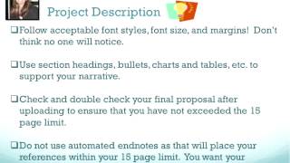 MENTOR CONNECT PREPARING FORMS FOR YOUR NSF ATE PROPOSAL Movie 1024x768