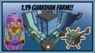 GUARDIAN FARM   |   Java Minecraft 1.19   |   Tutorial