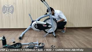 How to Install Cardio Max JSB HF162 Air Bike Orbitrac Fitness Cycle