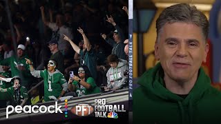 Eagles’ fans sounded dominant in Super Bowl vs Chiefs fans | Pro Football Talk | NFL on NBC