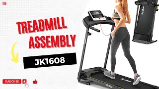Redliro Foldable Treadmill JK1608 | Treadmill Assembly & Setup
