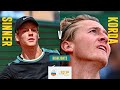 Jannik Sinner vs Sebastian Korda Highlights | Rolex Monte Carlo Masters 2024