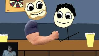 Pinkweenie Reacts to Casually Explained: Arm Wrestling