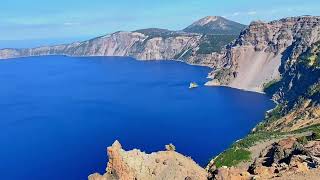 美西北环游系列之九|火山口湖遇见最美的蓝|Crater lake national park#craterlake