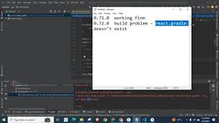Could not read script 'node_modules\react-native\react.gradle' as it does not exist version 0.72.0