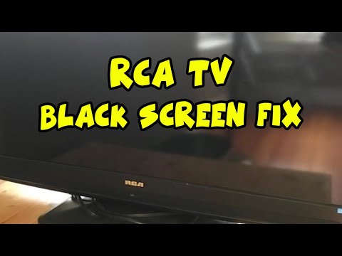 How do I reset my RCA TV without picture?