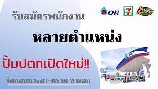 รับสมัครงานหลายตำแหน่ง ปั้มปตท / หางาน สมัครงาน 29/01/64