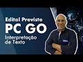 Concurso PC GO - Agente e Escrivão - Aula de Interpretação de Texto - AlfaCon