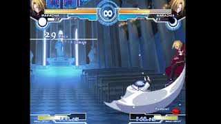 Mbaacc wara f meterless haze teleport combo character specific edition*