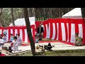 新潟県村上市神林地区『お幕場茶会』開催の様子