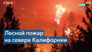 Пожары на севере Калифорнии